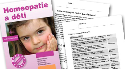 kniha Homeopatie a děti